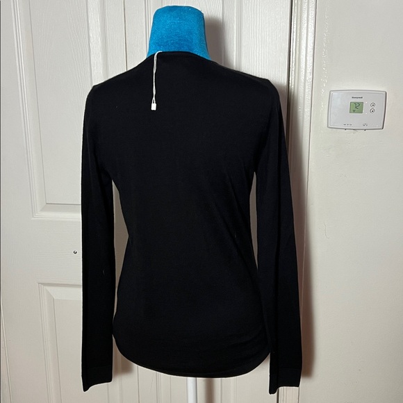 NWOT FALCONERI Italy Black Cashmere Sweater Women’s Medium - Picture 4 of 7